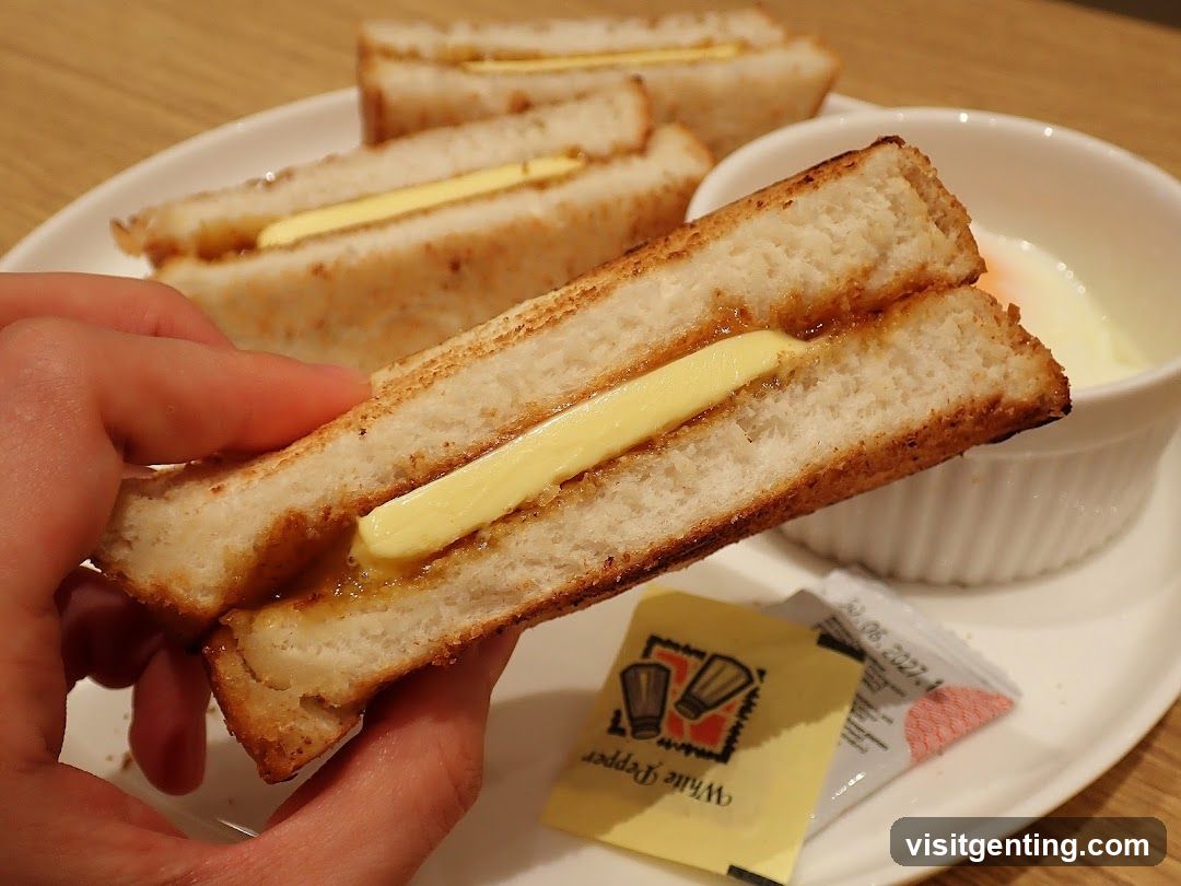 Butter Toast with Soft-Boiled Egg