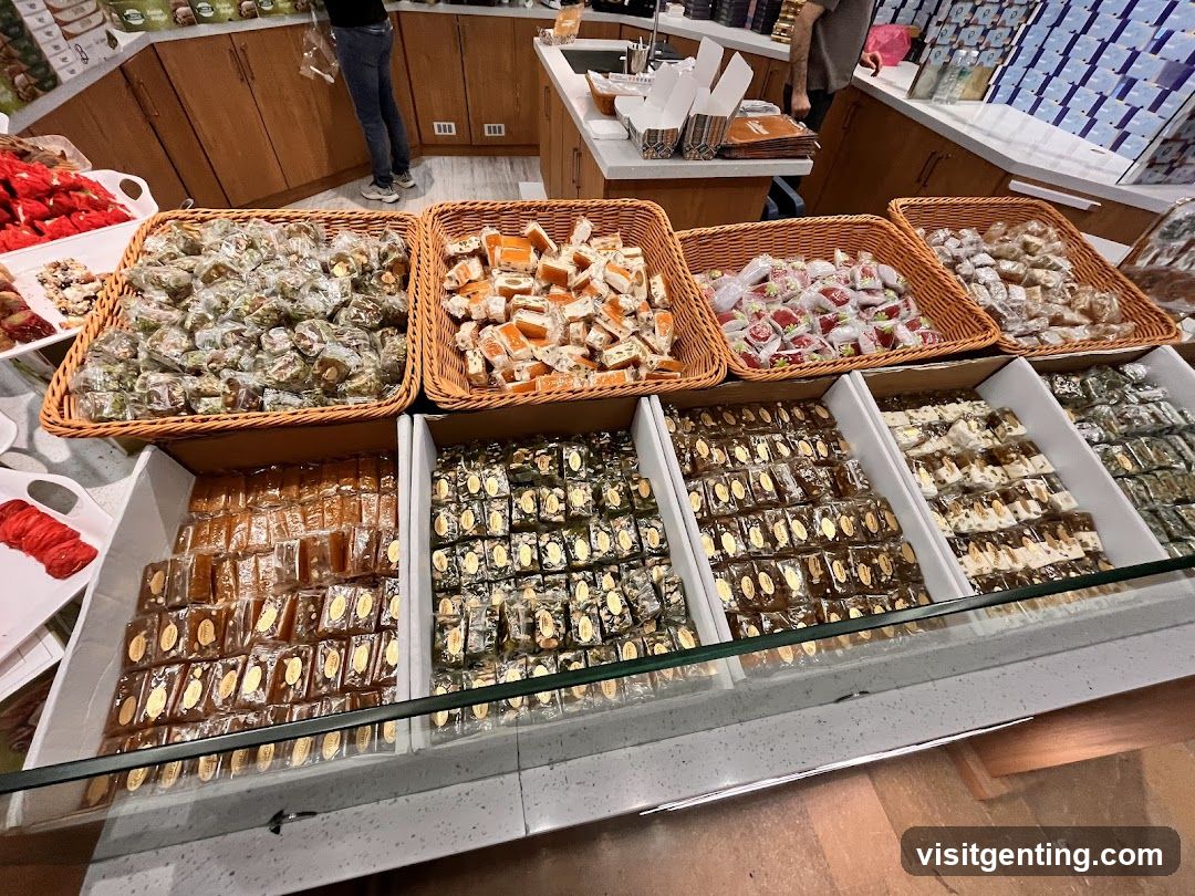 Candy Display in Shop Interior