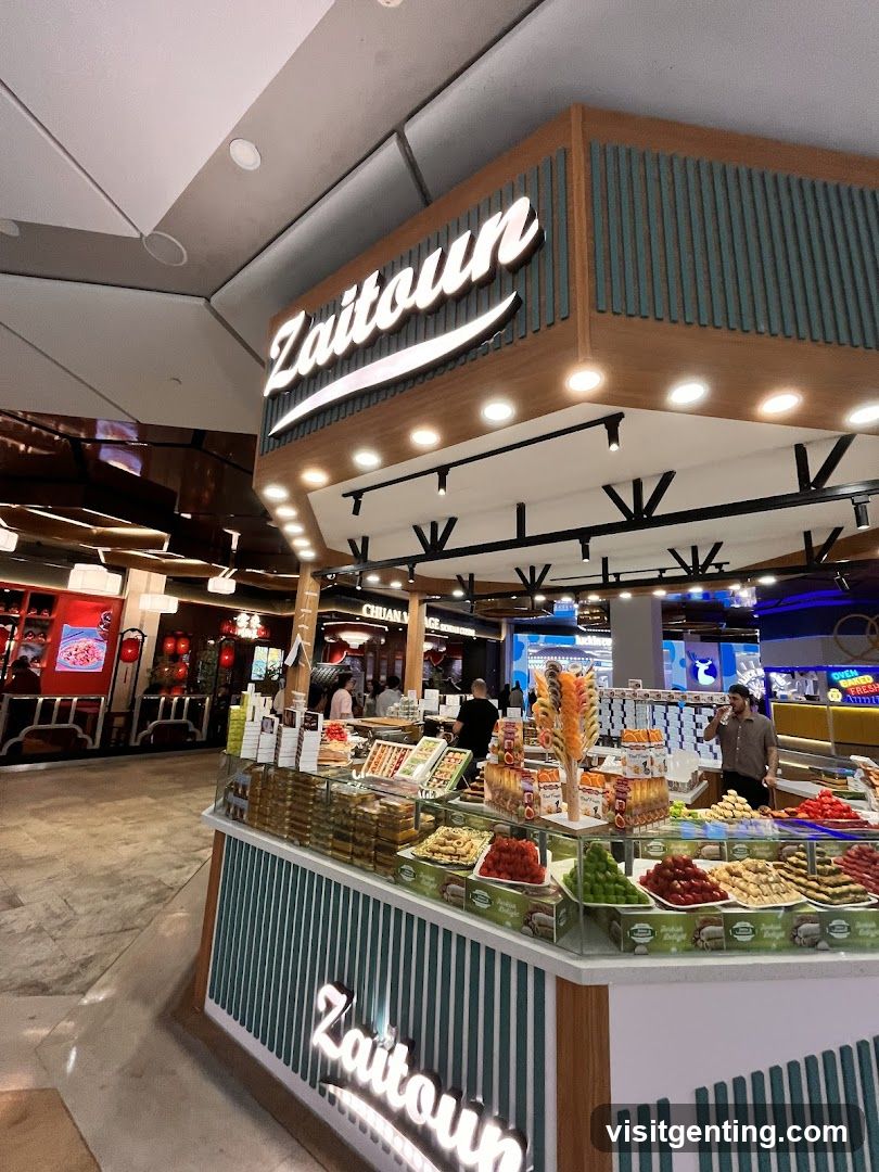 Zaitoun Food Stall Interior
