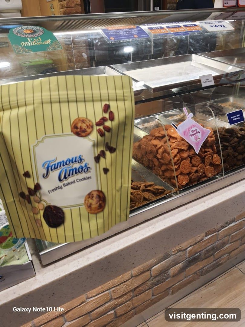 Famous Amos Cookies Display