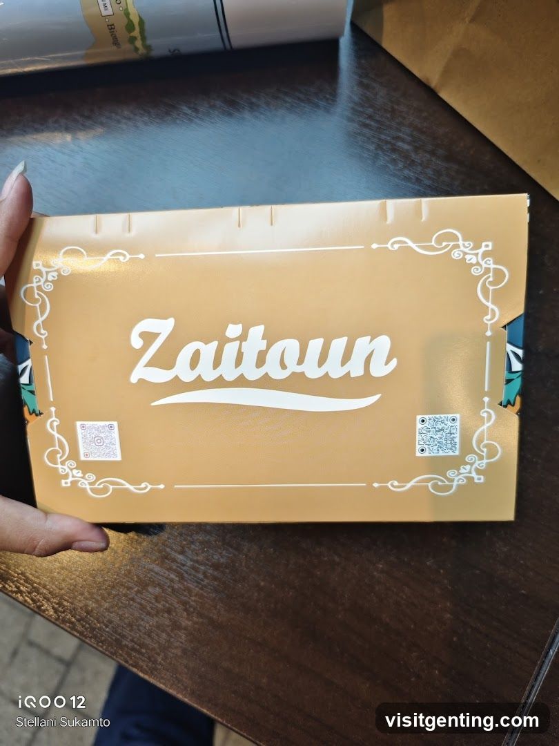 Zaitoun branded material