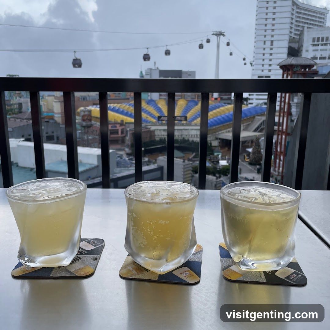Balcony View with Drinks