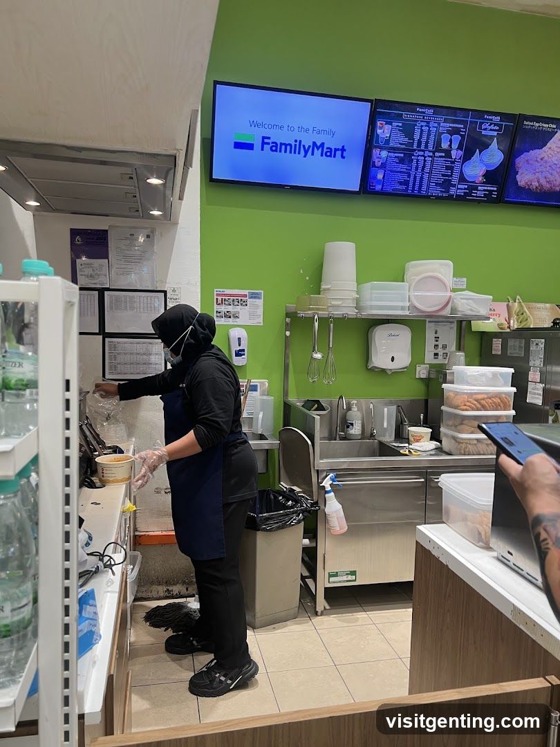 FamilyMart interior