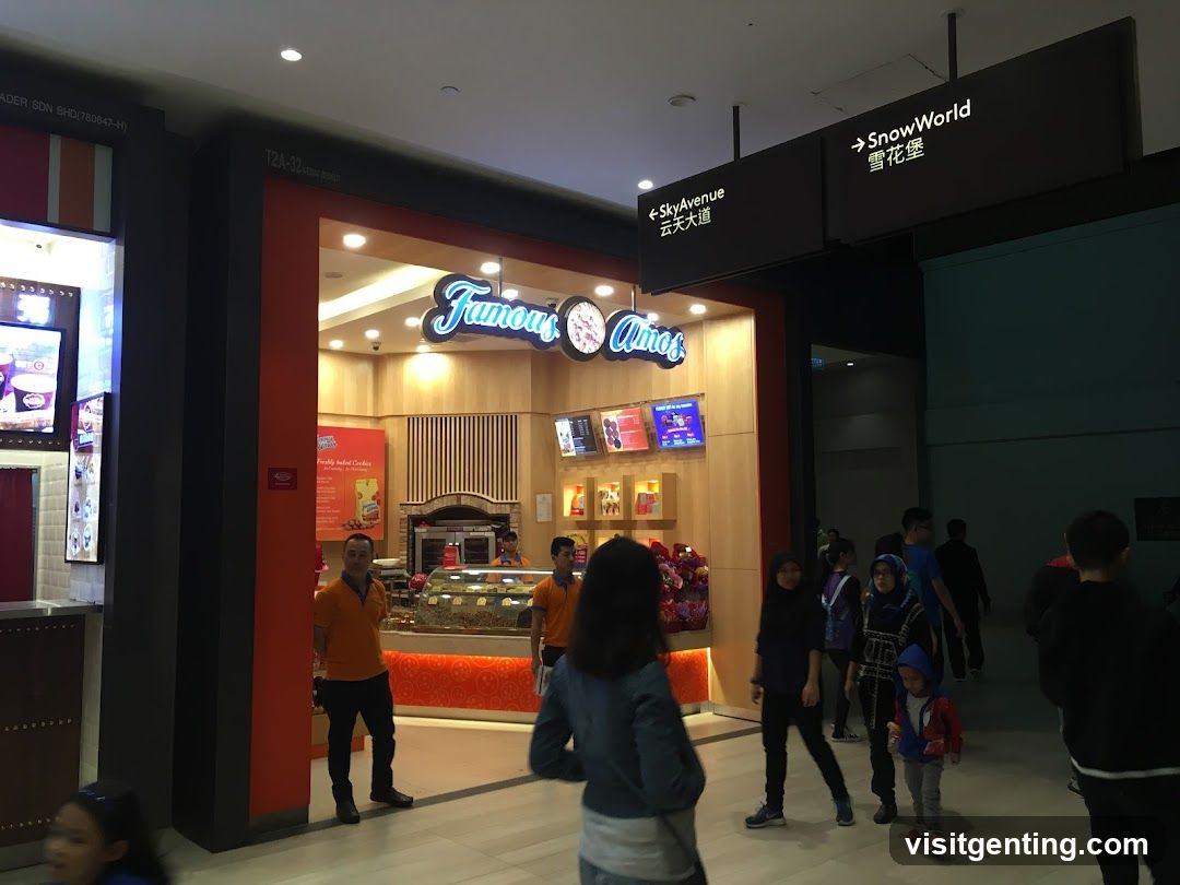 Famous Amos store entrance