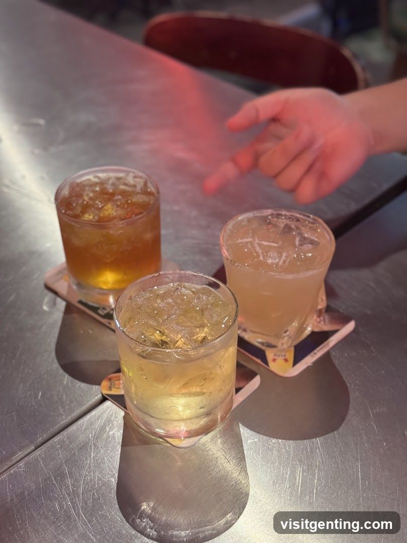 Bar Counter with Drinks