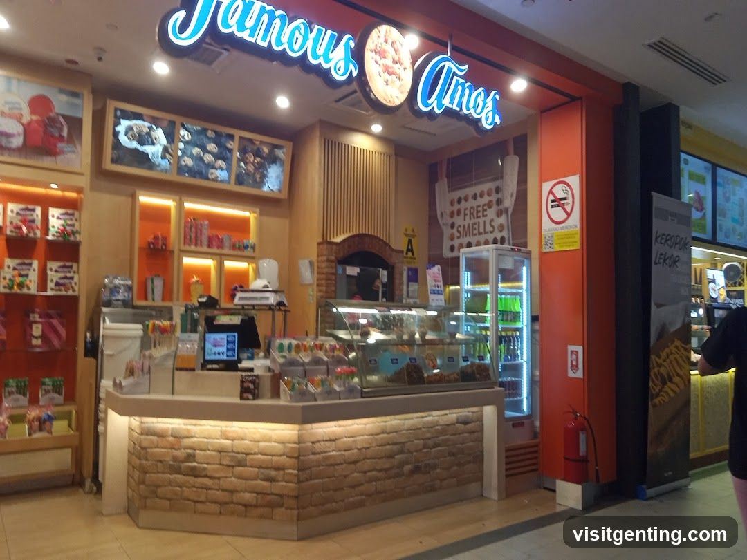 Famous Amos store interior