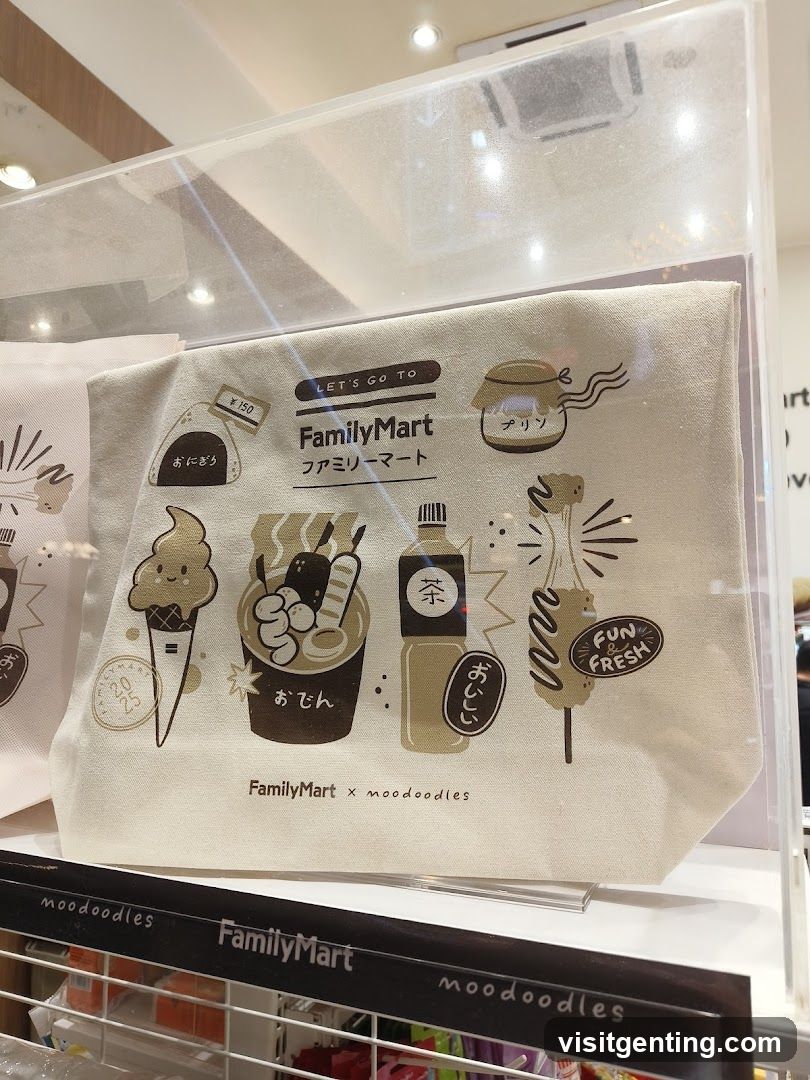 FamilyMart x moodoodles tote bag