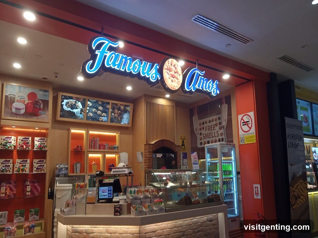Famous Amos store interior