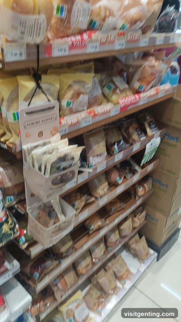 Bakery Section in Supermarket