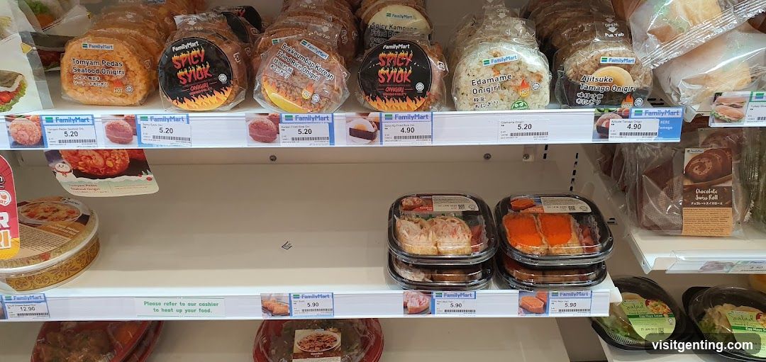 FamilyMart shelf display