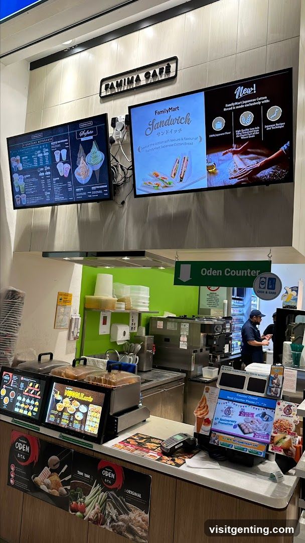 FamilyMart Cafe Interior