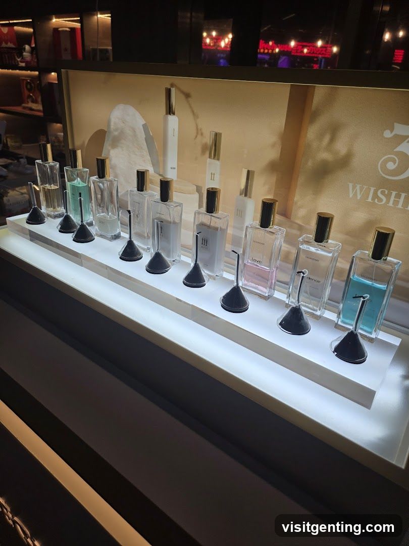 Perfume Display in Store