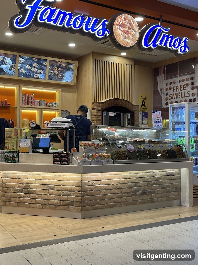 Famous Amos Cookie Shop Interior