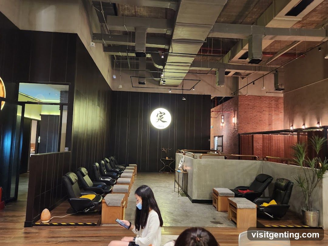 Interior of a modern lounge or relaxation space