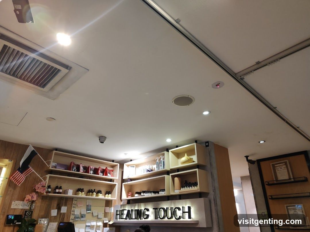 Interior of Healing Touch store