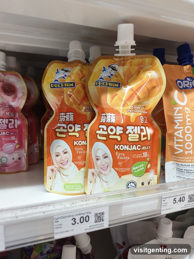 Dolphin Konjac Jelly Shelf Display