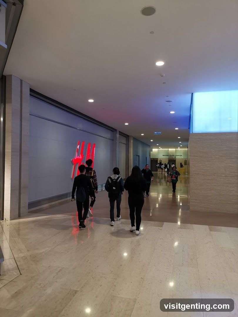 Shopping Mall Interior Corridor