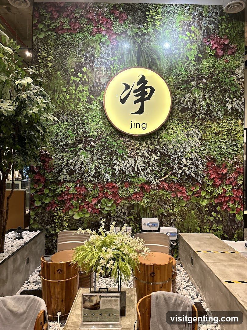 Interior of a wellness or spa establishment