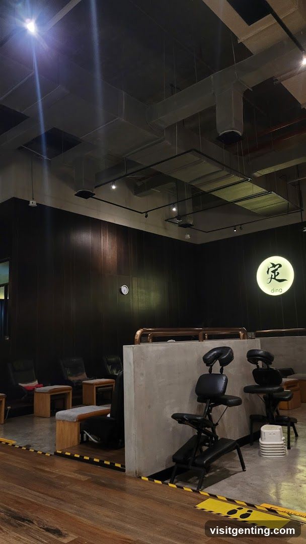 Interior of a wellness or massage studio