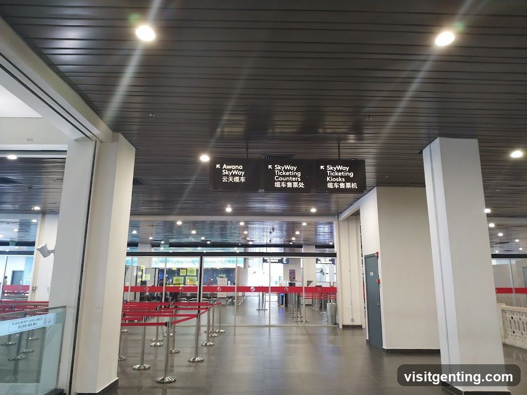 SkyWay Ticketing Area Interior