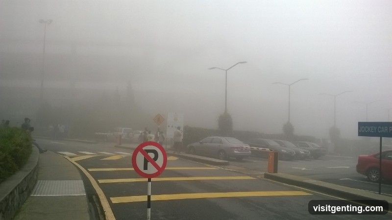 Foggy Parking Area