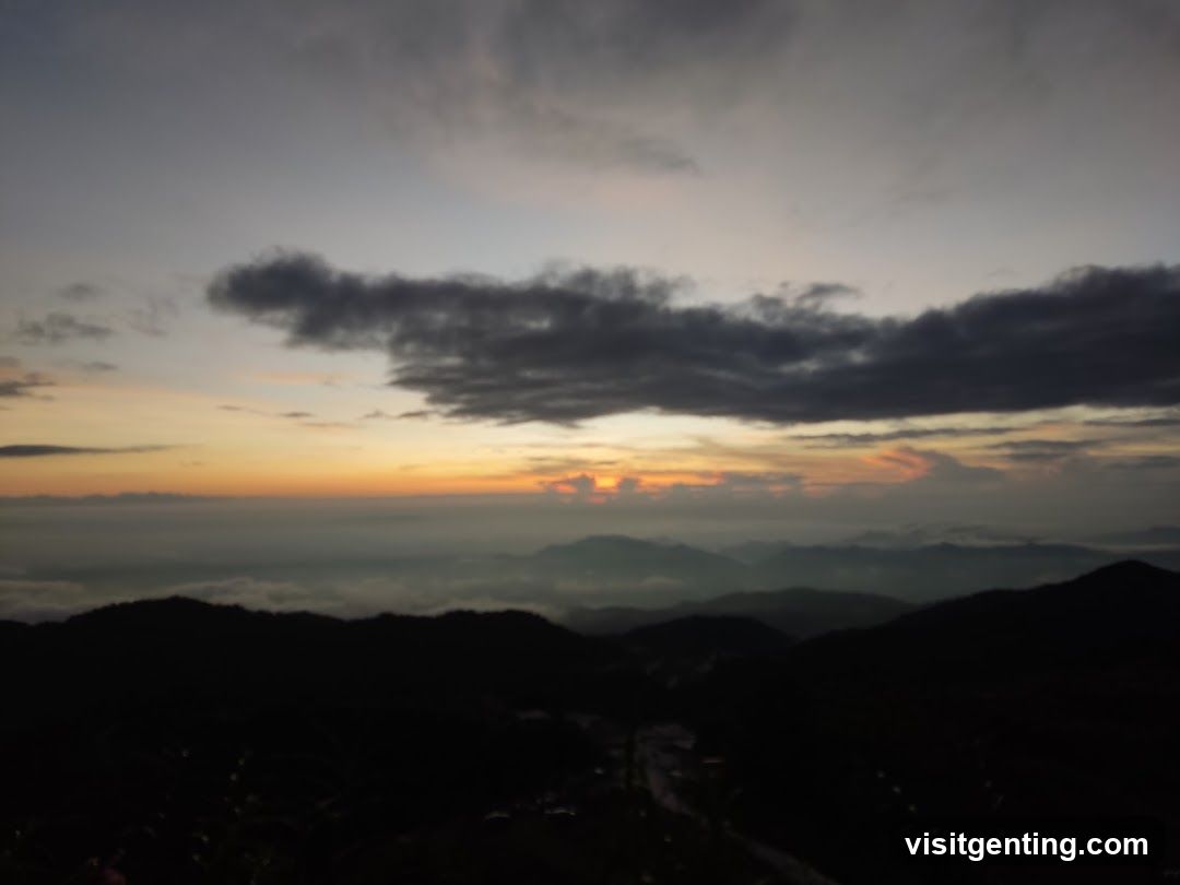 Mountain Sunset View