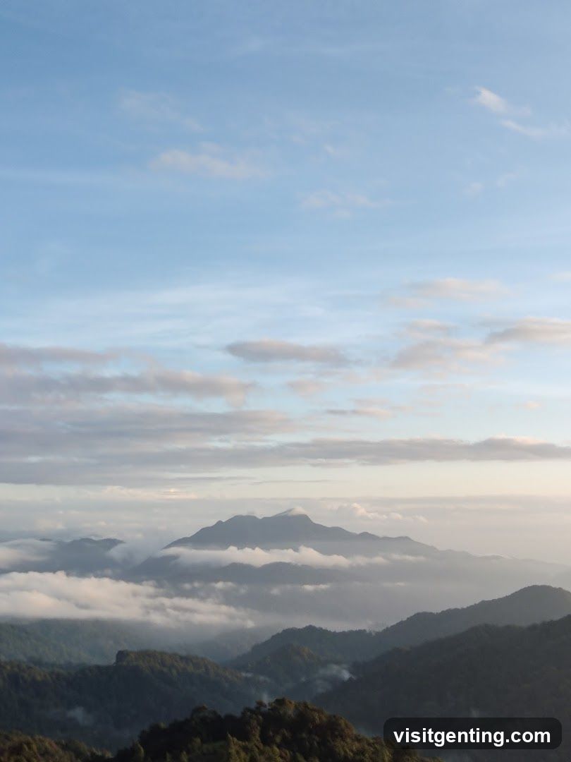 Mountain Landscape with Clouds