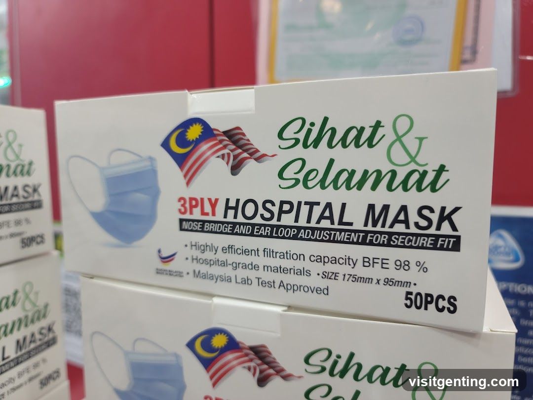 Sihat & Selamat 3PLY Hospital Mask Packaging