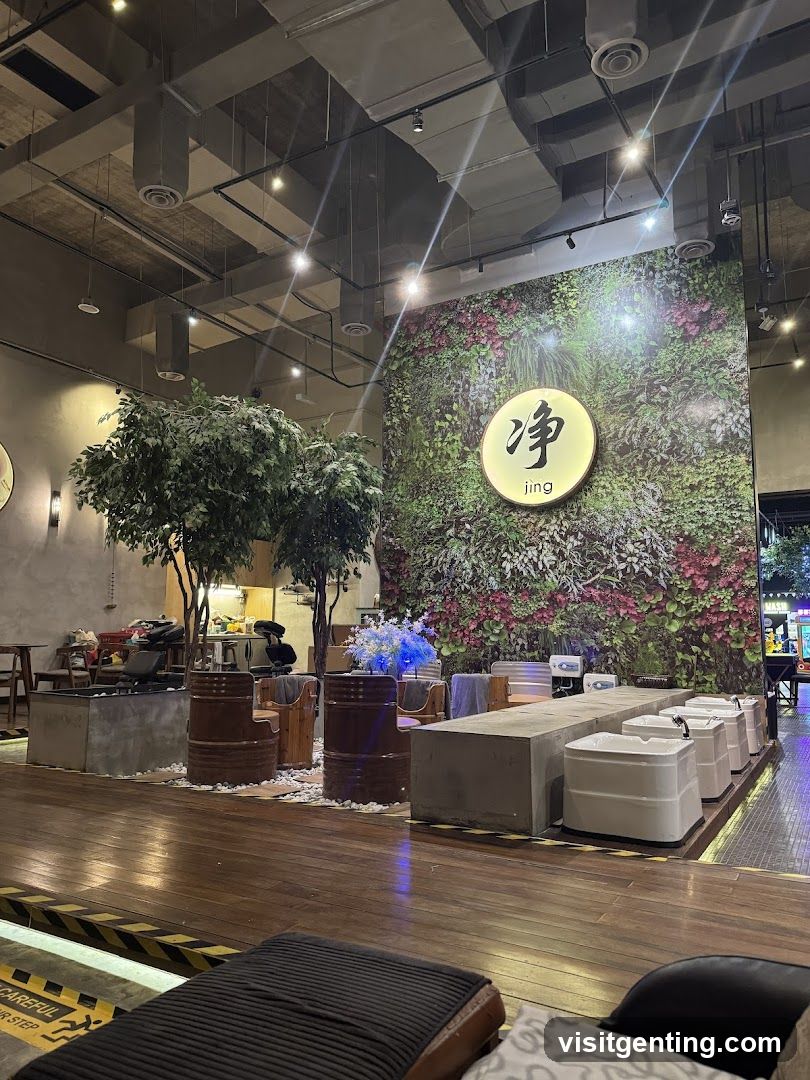 Interior of a wellness or spa establishment