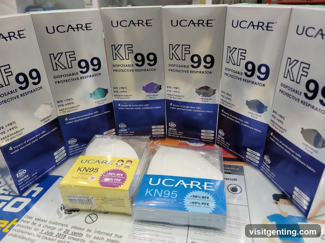 UCARE Respirator Products Display