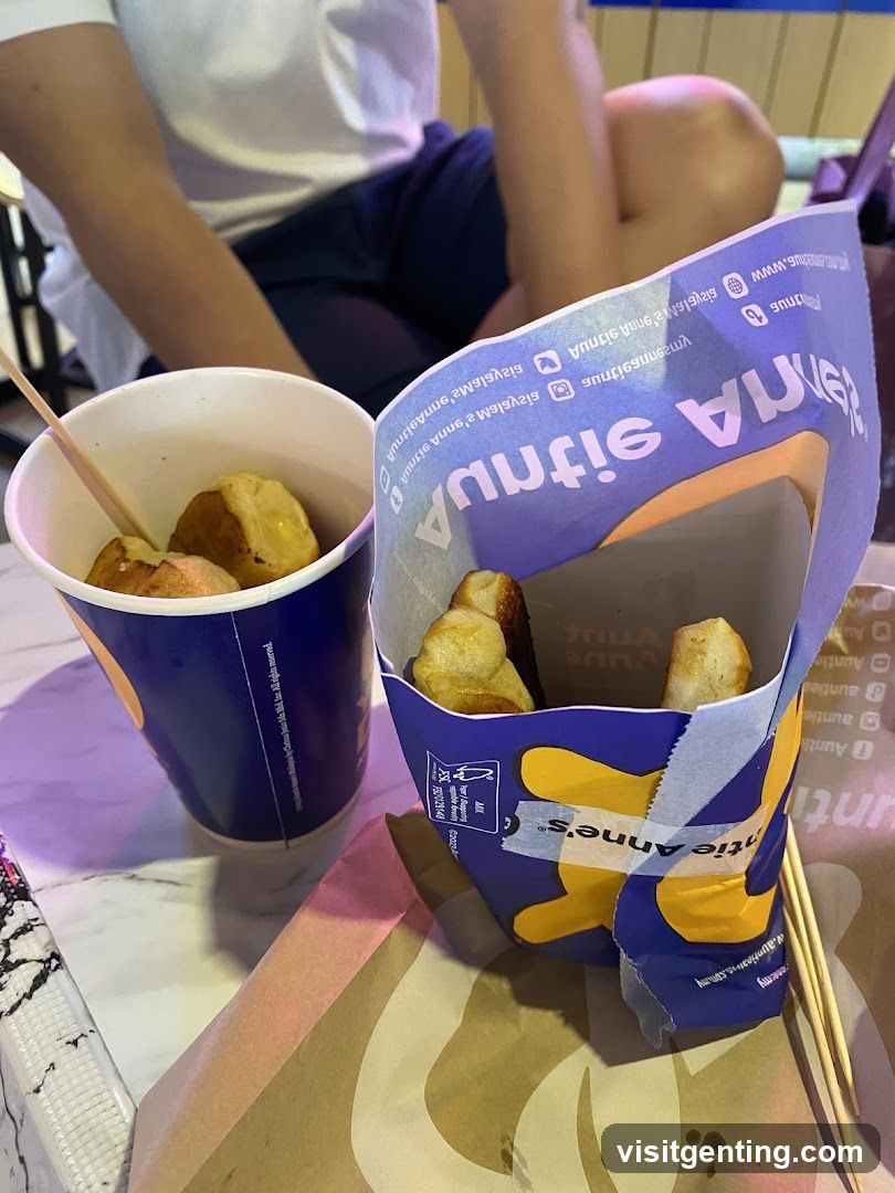 Auntie Anne's Food Items