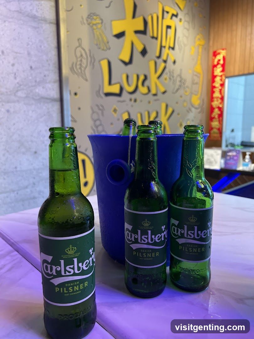 Beer Bottles on Counter
