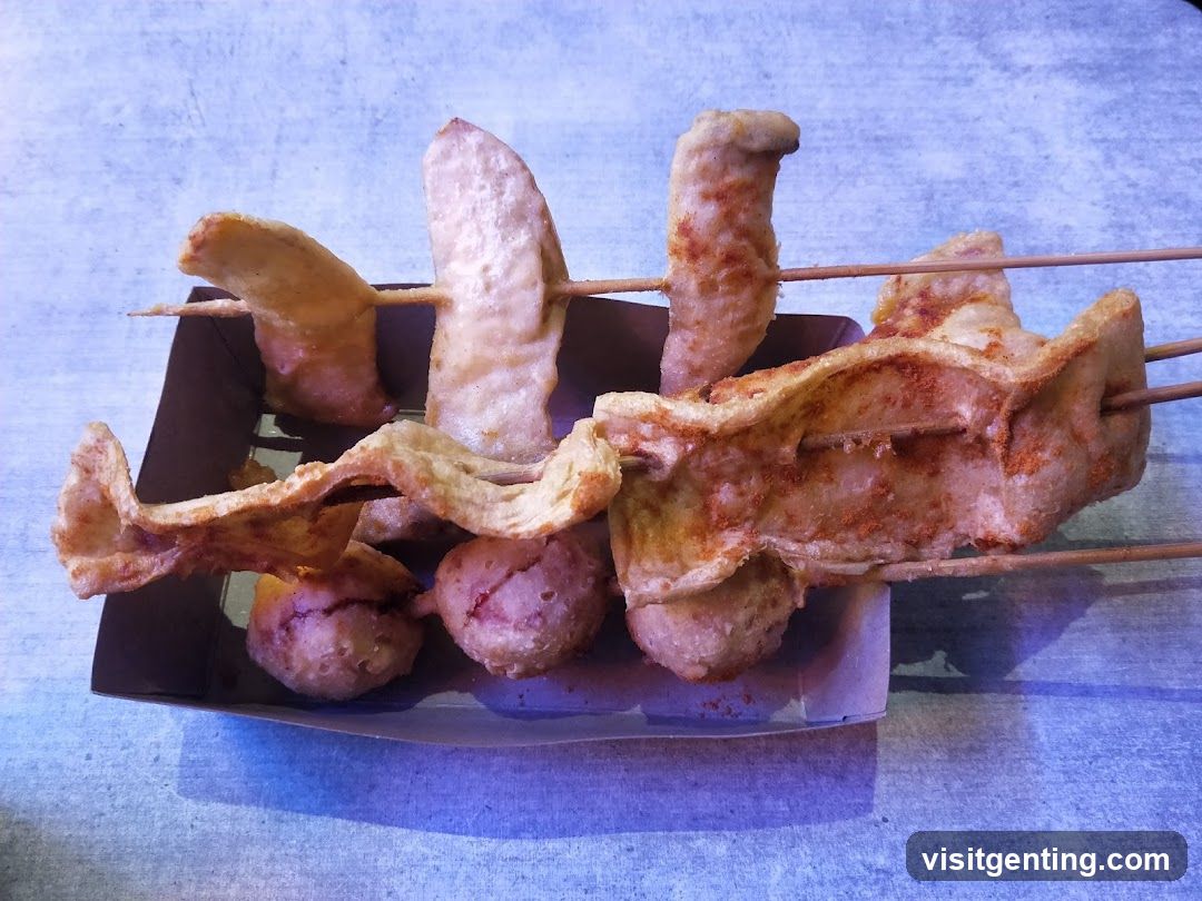 Food Items on Skewers