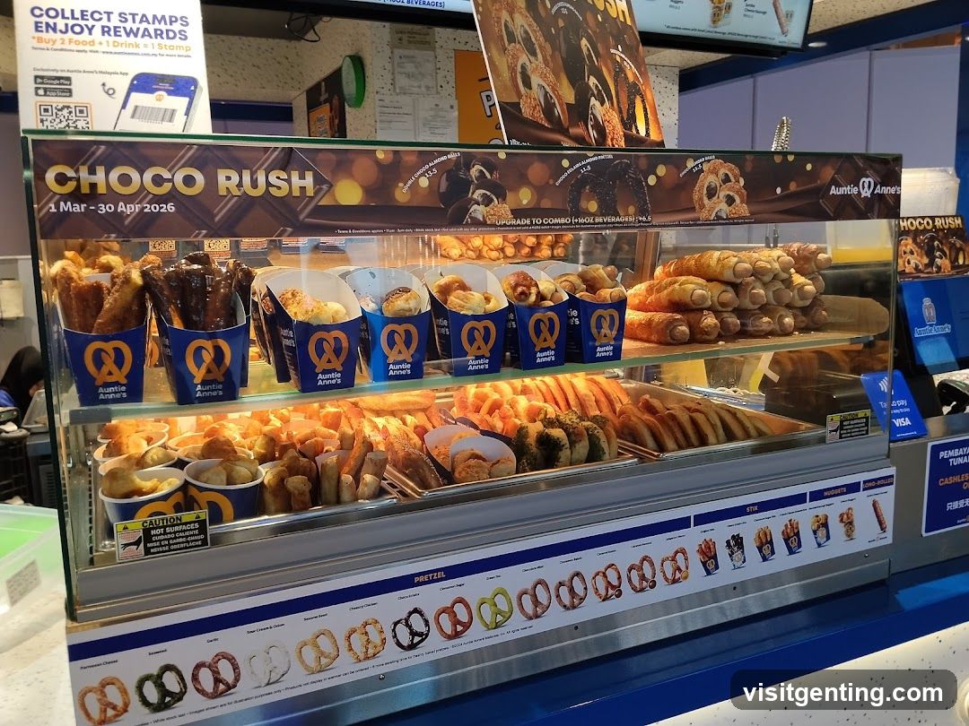 Auntie's Pretzel Display Counter