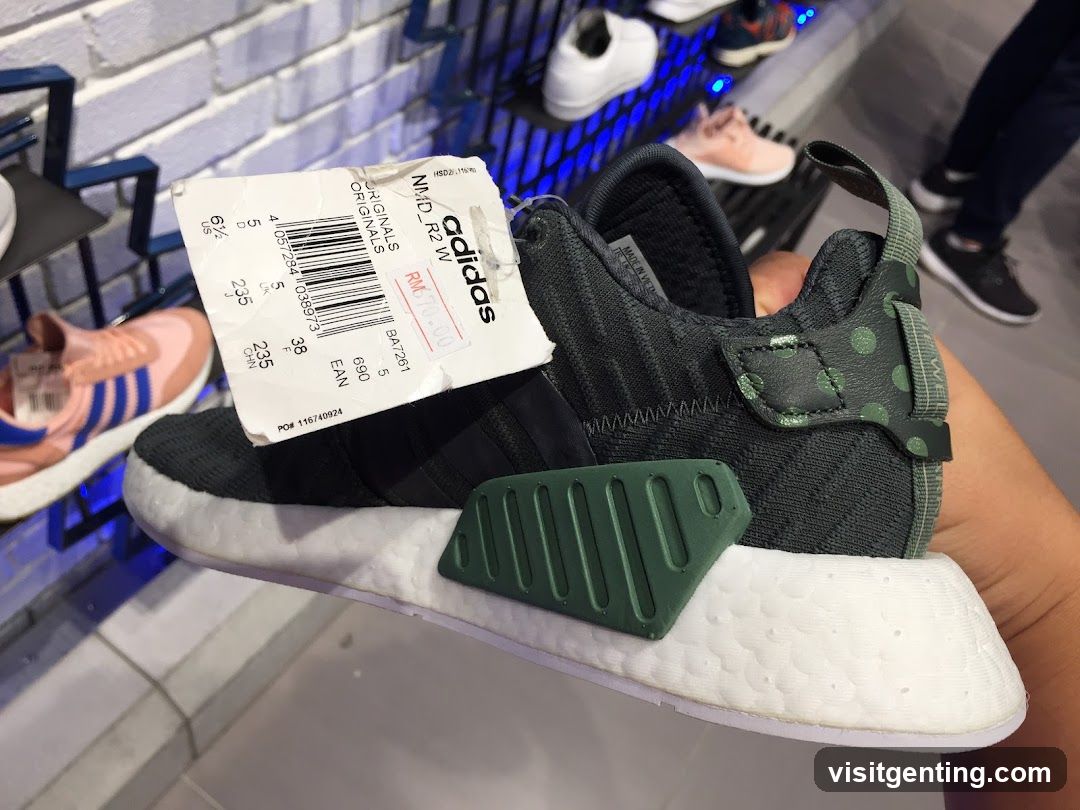 Adidas Shoe Display