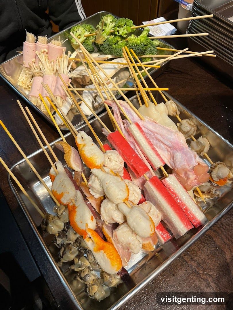 Food Display at Restaurant