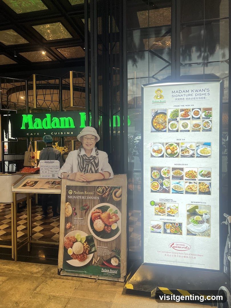 Madam Kwan's Cafe Entrance