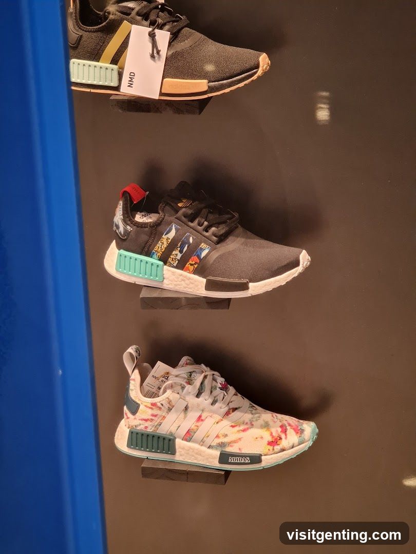 Adidas Shoe Display