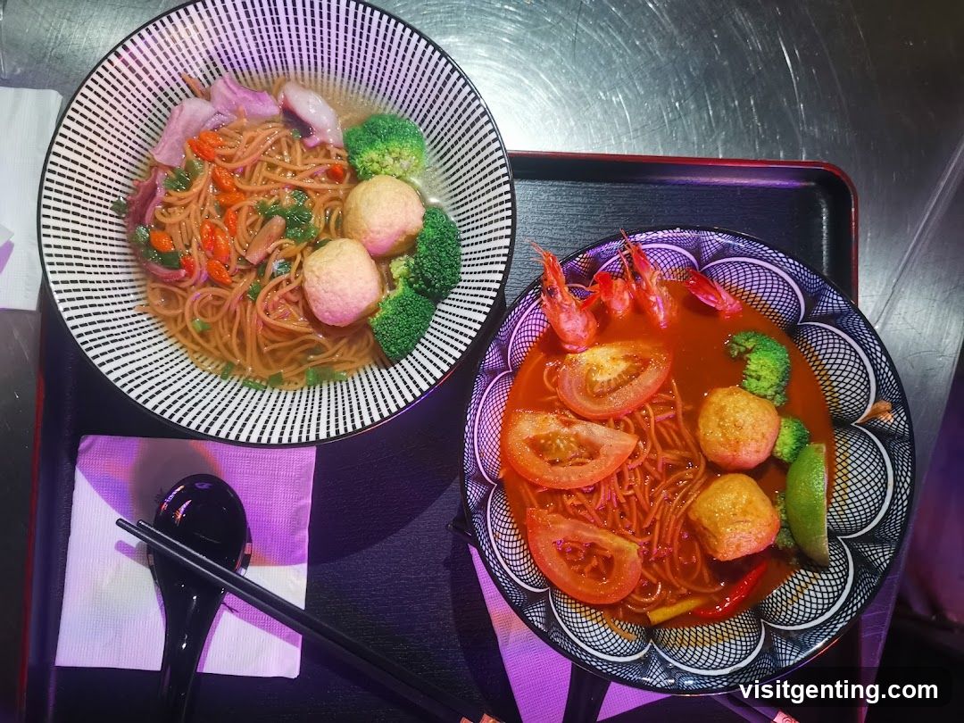 Food served on tray