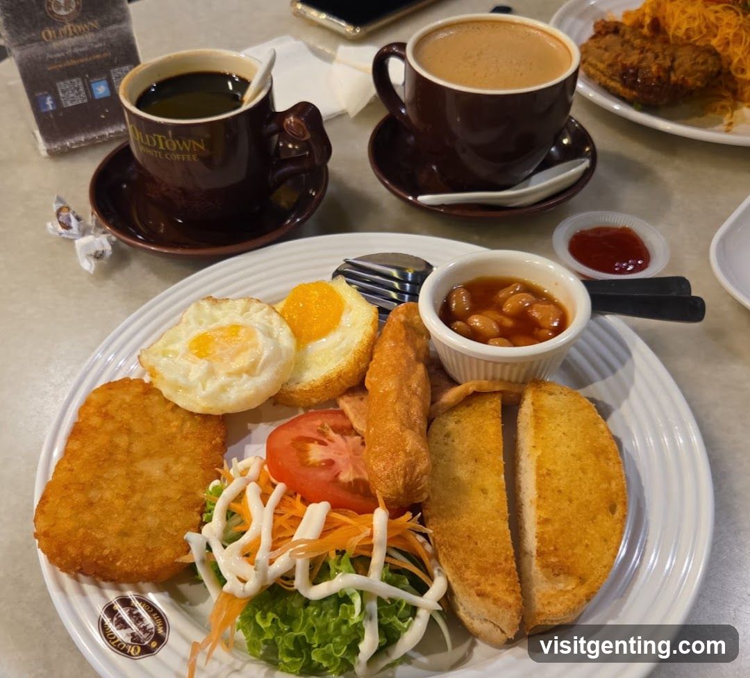 Table Setting at OldTown White Coffee