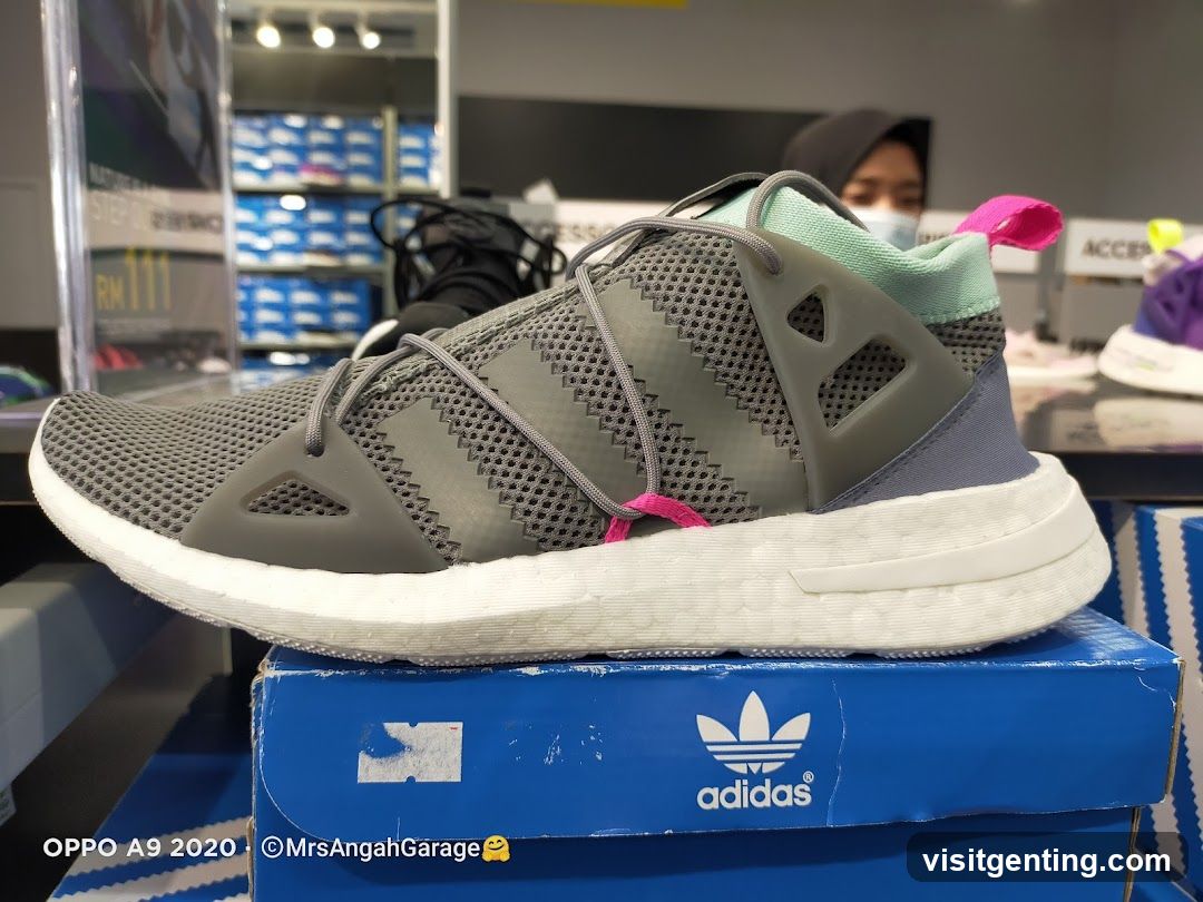 Adidas Shoe Display in Store