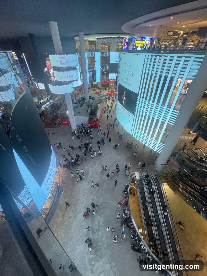 Shopping Mall Interior View