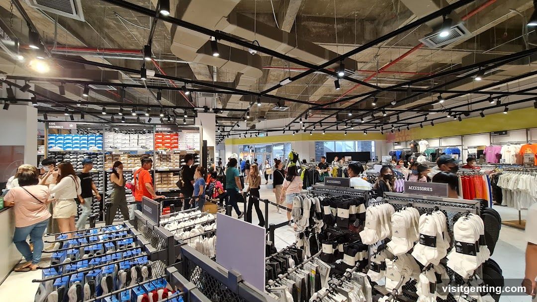 Interior of sports retail store