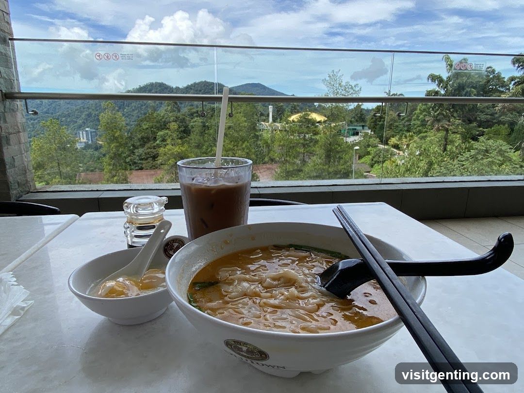 Restaurant Interior with View