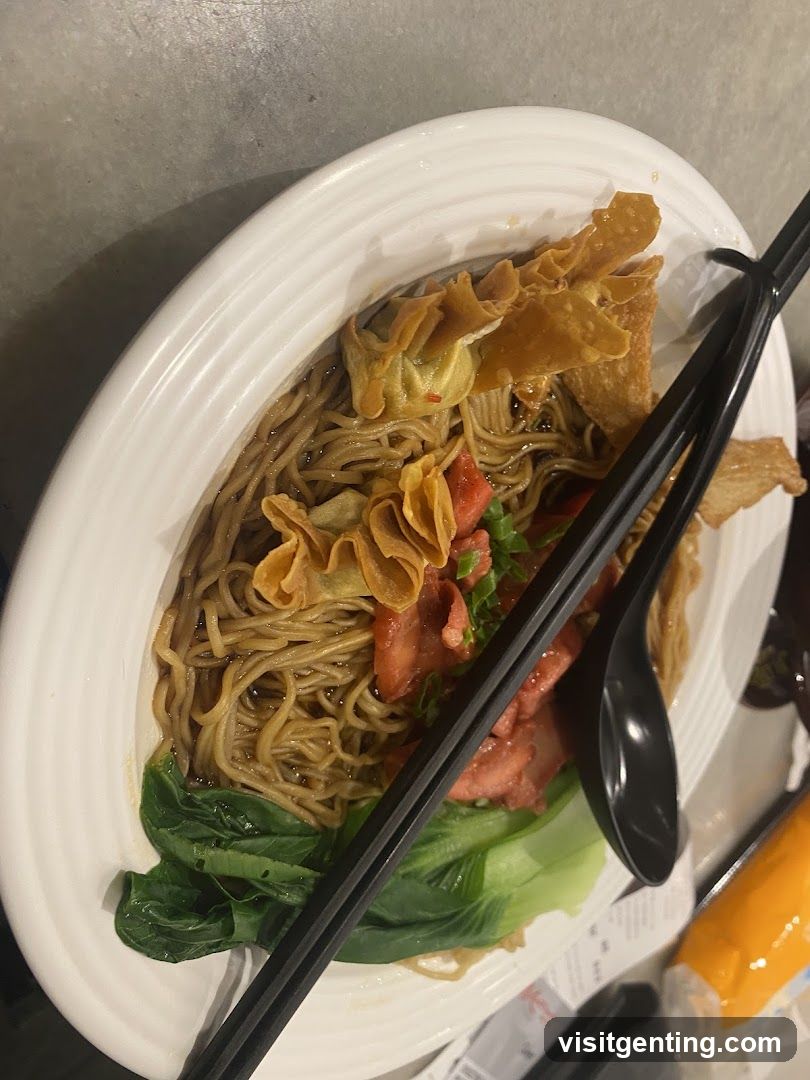 Noodle Dish with Toppings