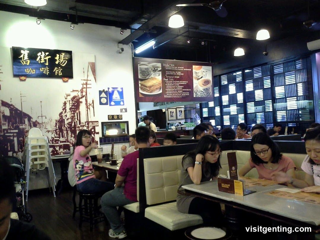 Interior of a café