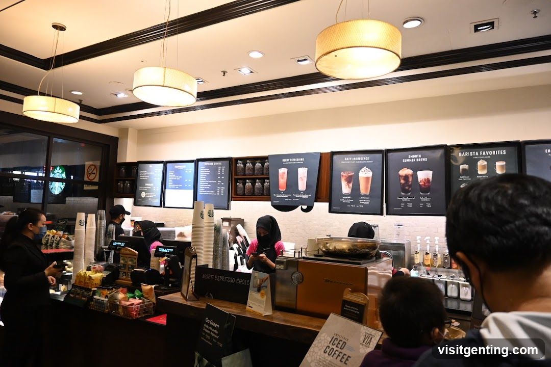 Starbucks interior counter area