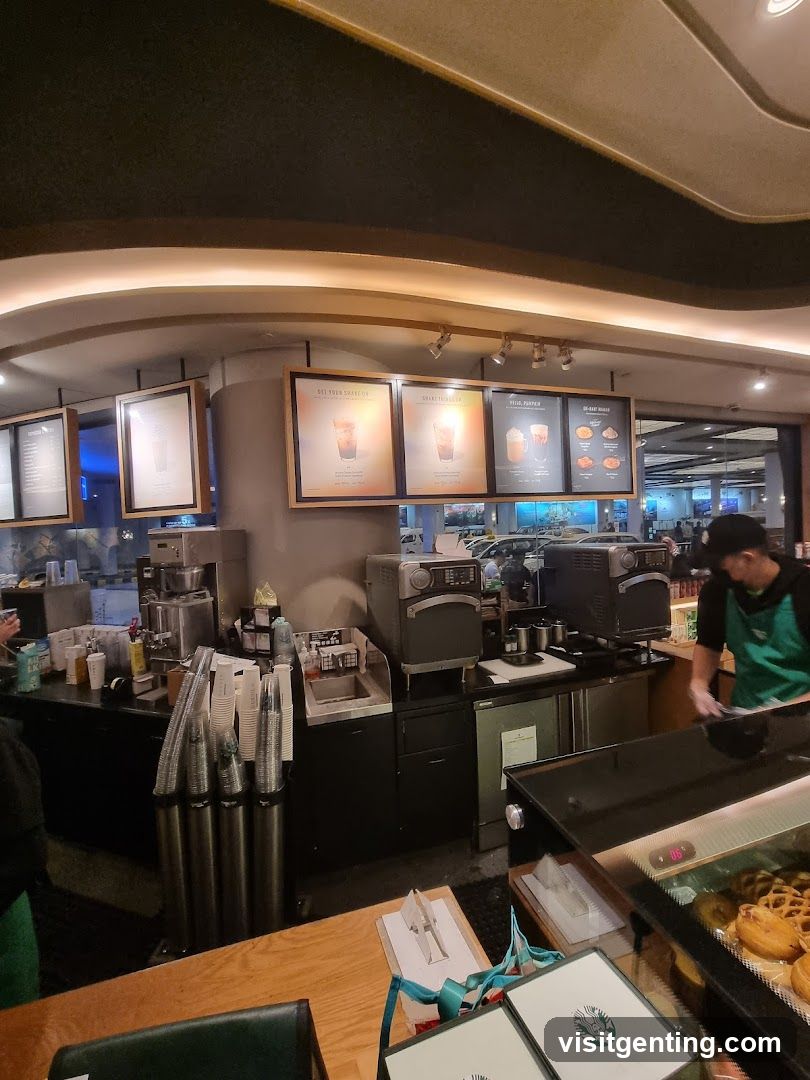 Starbucks interior counter area
