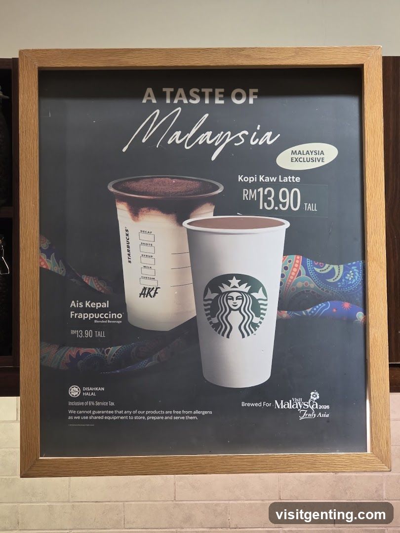 Starbucks Malaysia Exclusive Beverage Poster
