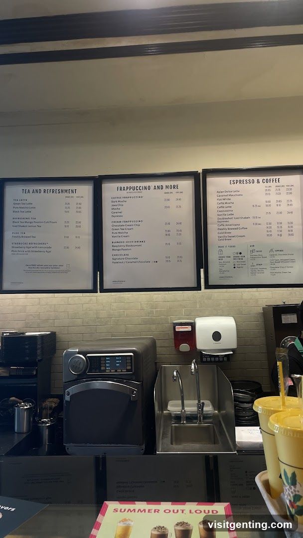 Starbucks Menu Board